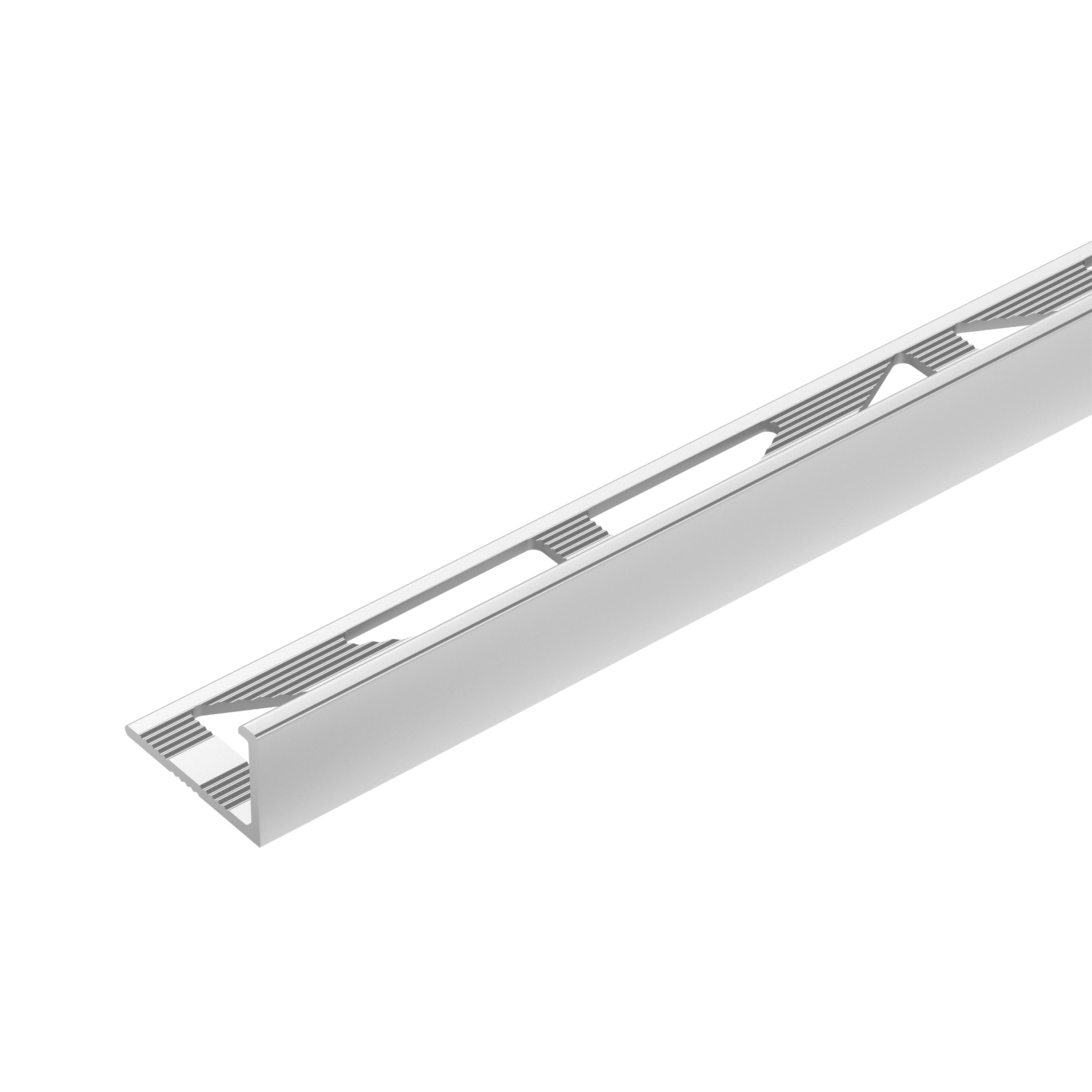 Profil do glazury narożny aluminiowy 8mm Cezar Połysk 2,50m