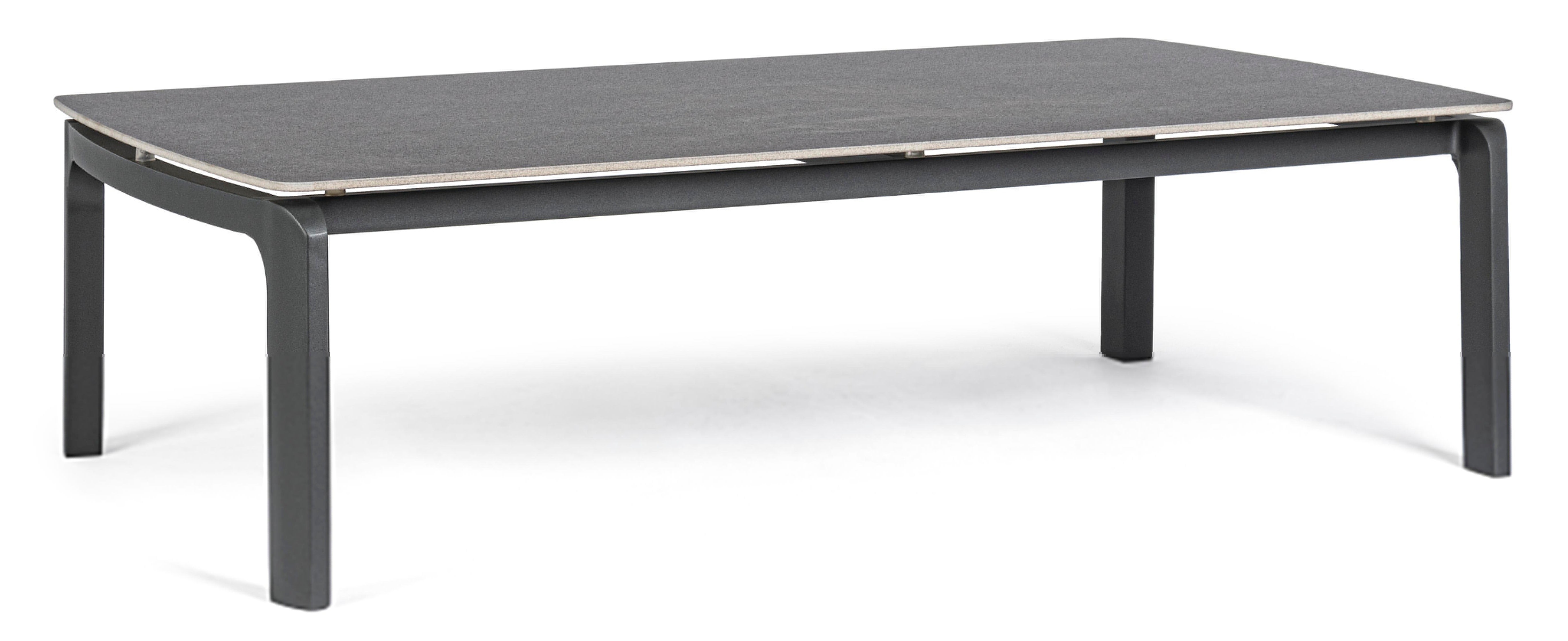 Table basse de jardin rectangle en aluminium Jaco L 120 cm | Leroy Merlin
