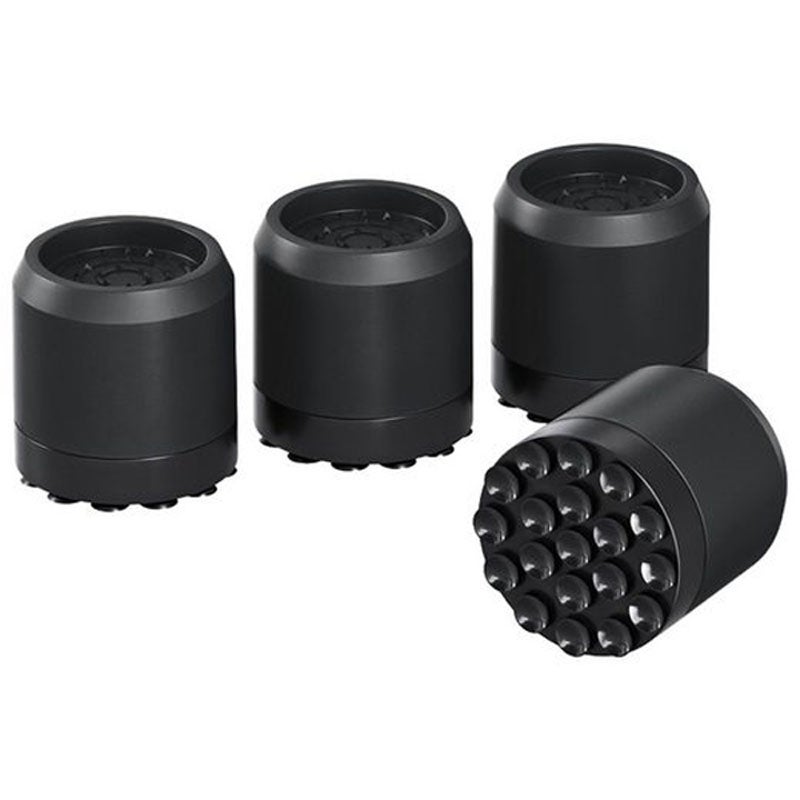 Lot de 4 patins anti-vibrations, amortisseurs antidérapants, support universel pour machine à laver et réfrigérateur, coussinet pour pieds de meubles