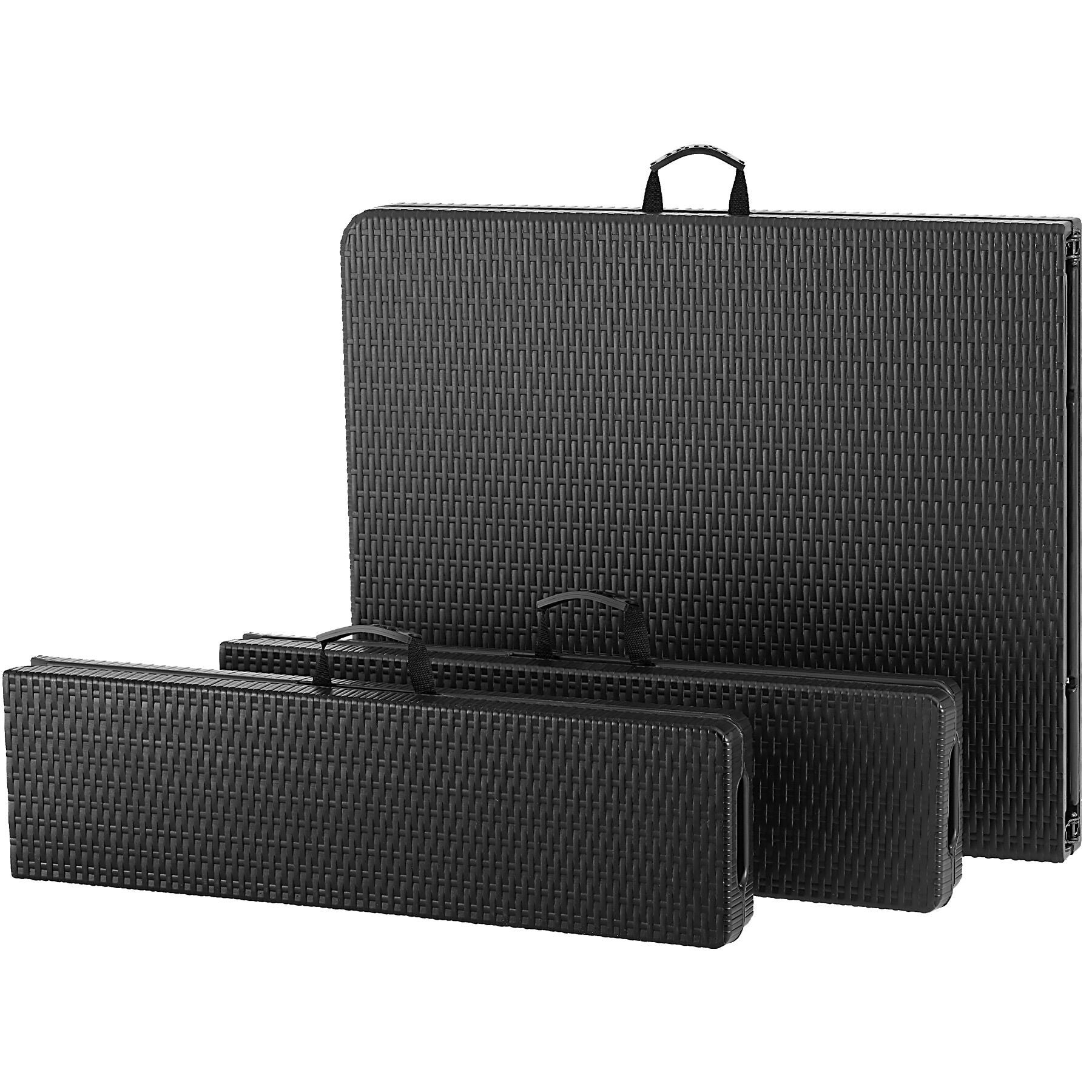 TECTAKE Conjunto de mesa e bancos de campismo dobrável - 4