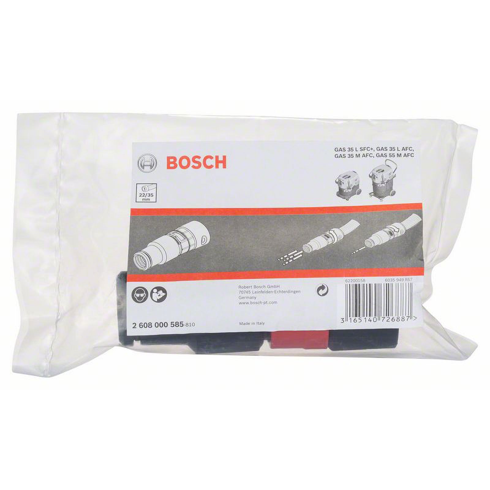 Adaptateur d'aspiration BOSCH 2608000585 - Click & Clean - 22/35mm - 3