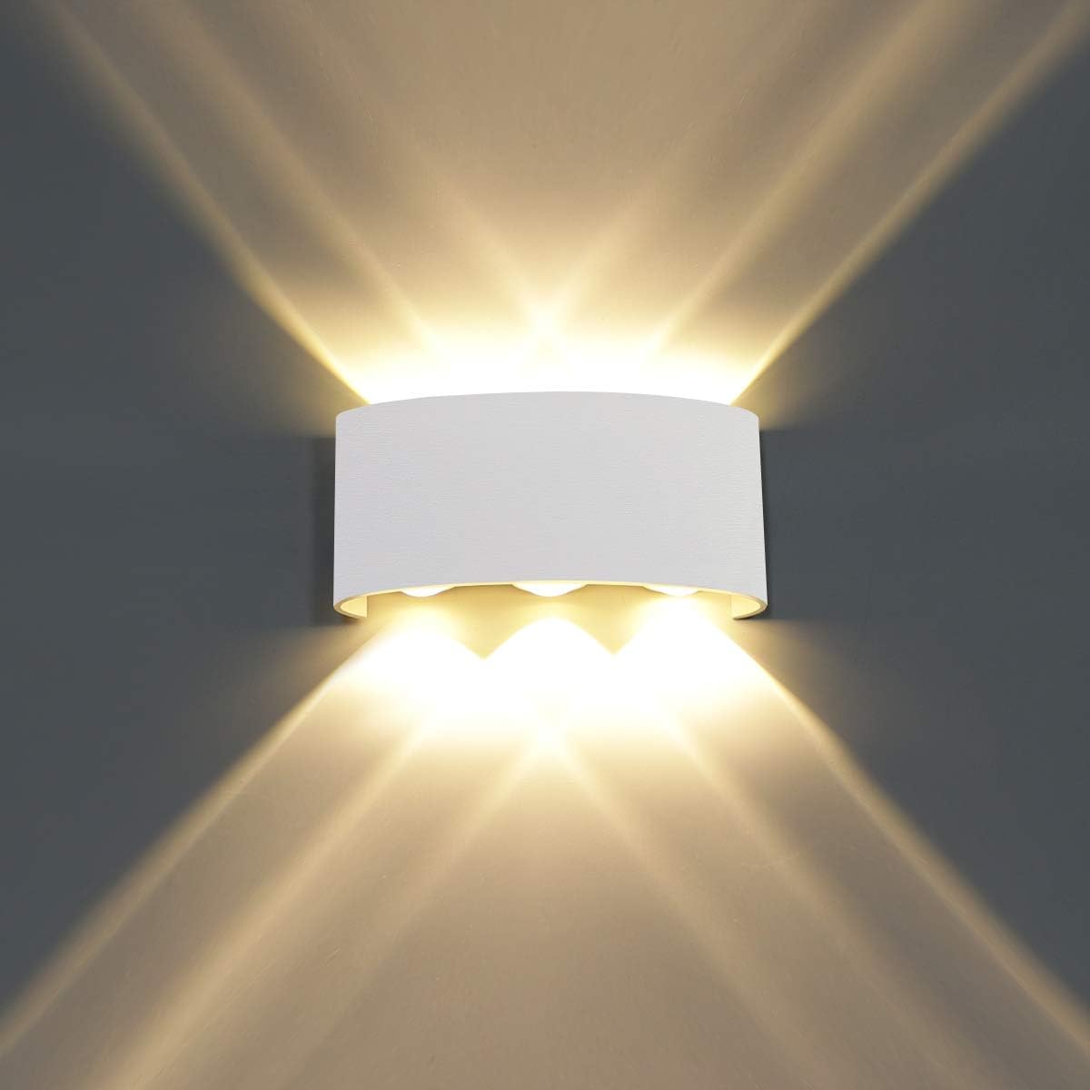 Applique Murale LED Moderne IP54 Haut/bas - Neuf Sous Emballage | Étanche Intérieur/extérieur, 400 Lm