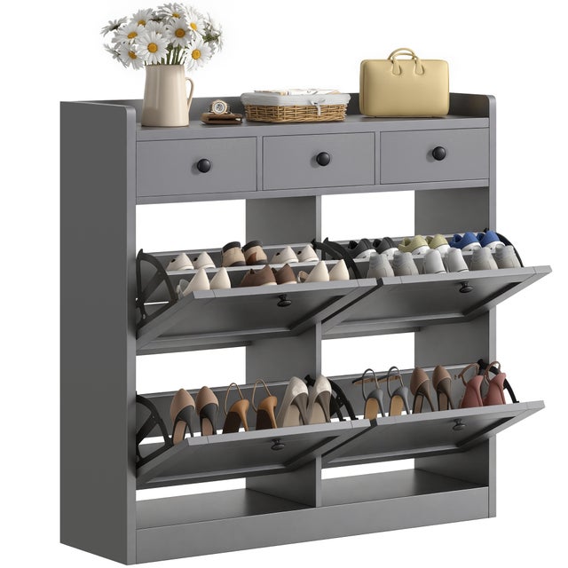 CASABEL Meuble de Rangement à Chaussure 24 Paires
