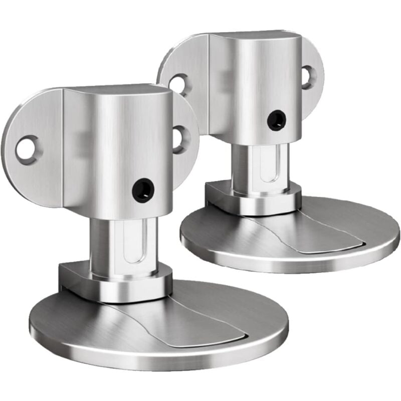 Szt Metalowych Magnetycznych Odbojników Drzwi Niewidoczny Solidny Magnetyczny Odbojnik Drzwi Klejem Śrubami Odbojnik Drzwi Ogranicznik Drzwi Srebrny