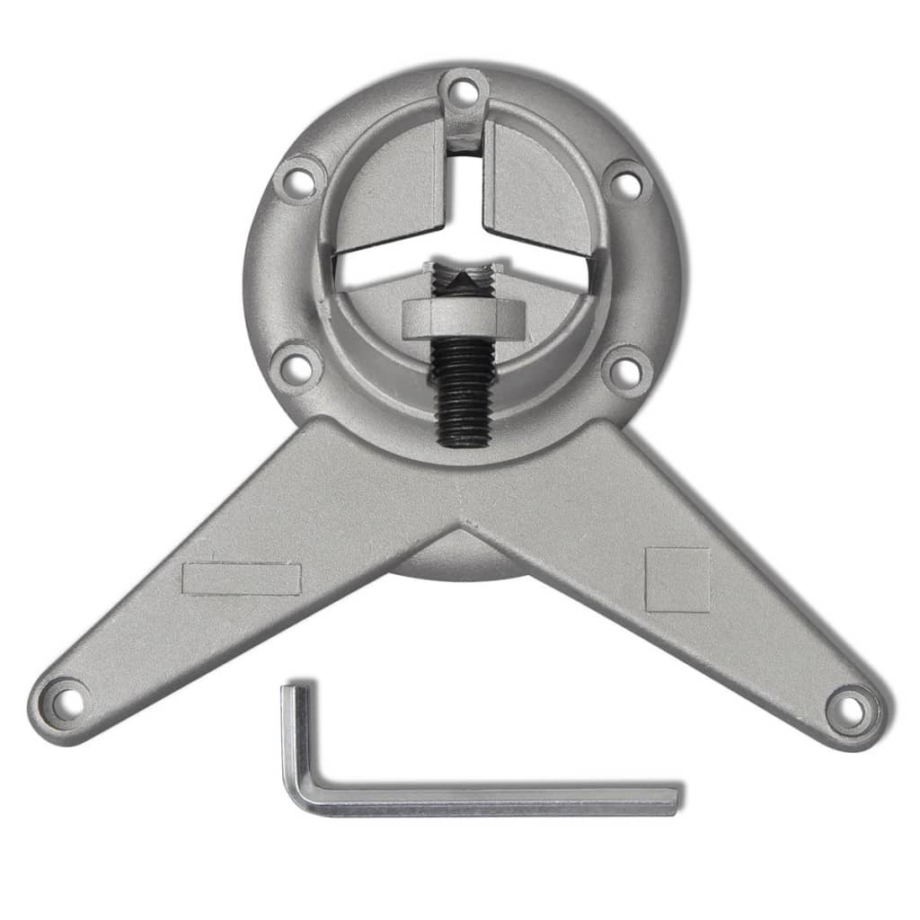 4 pés de mesa reguláveis ​​em altura 1100 mm cor níquel polido - COMFORTXL - 5