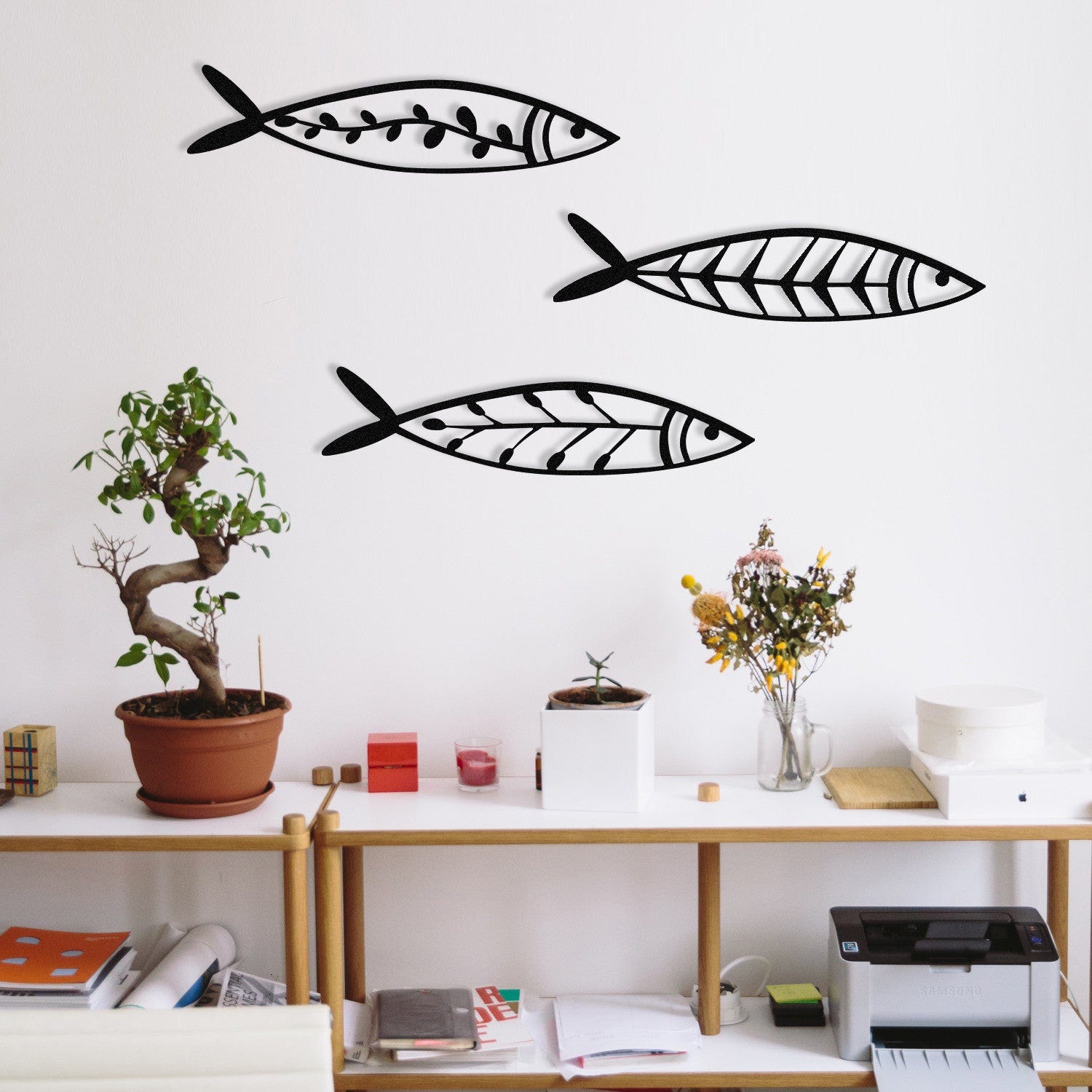 Décoration murale en métal - Mer Poisson Hanah Home | Leroy Merlin Décoration murale en métal - Mer Poisson Hanah Home | Leroy Merlin