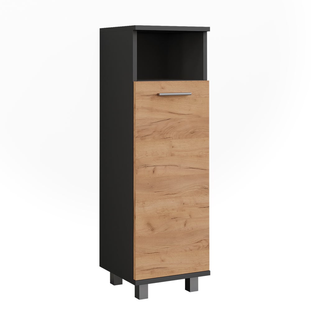 Vicco Szafka Midi Ilias, Złoty dąb power/antracyt, 30.2 x 95 cm z 2 drzwiami