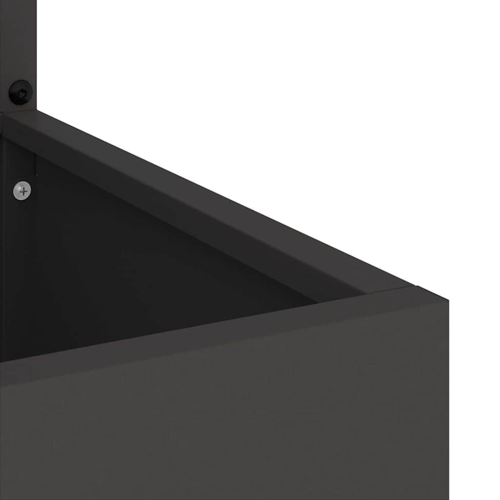 Écran de confidentialité de jardin Noir 50 x 150 cm vidaXL - 8