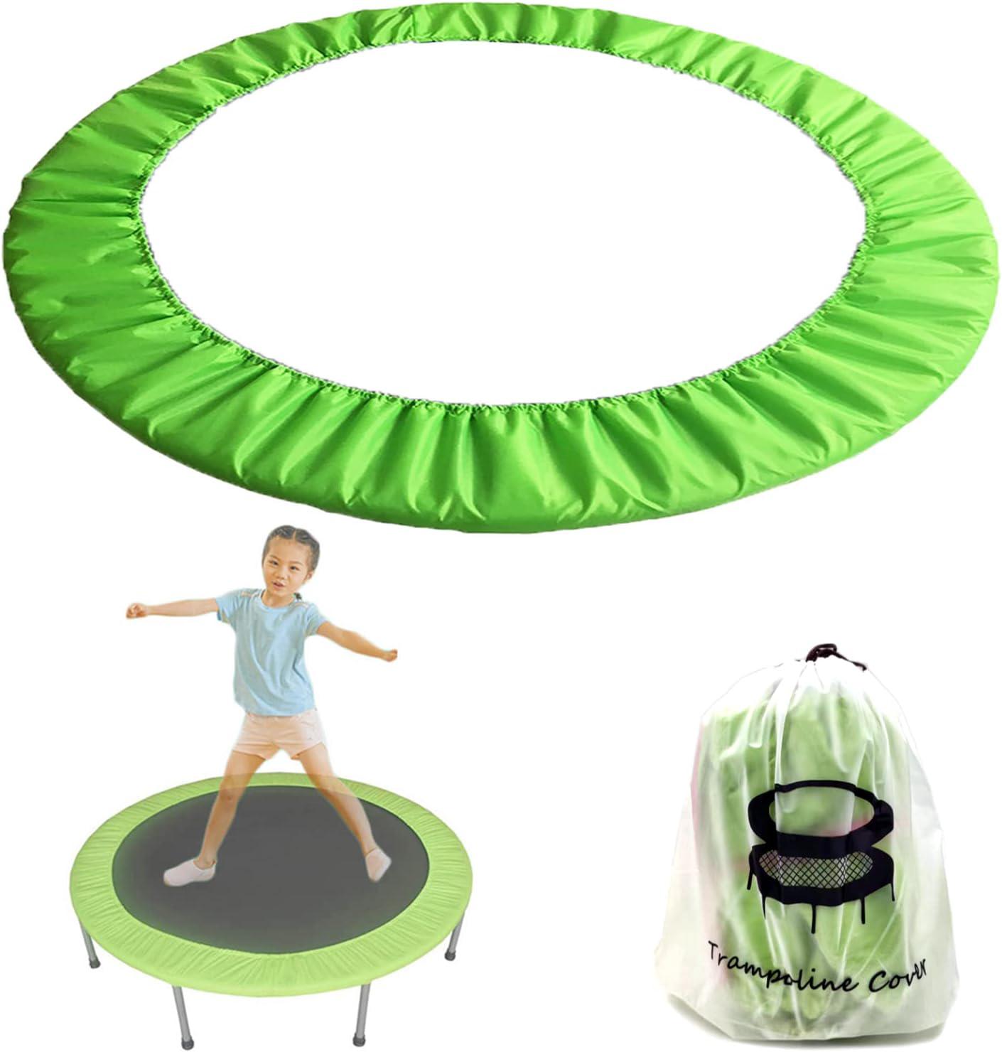 Pokrowiec ochronny na mini-trampolinę 91 cm, poduszka zabezpieczająca do trampoliny okrągłej z 6 otworami, odporny na rozdarcia, antywibracyjny
