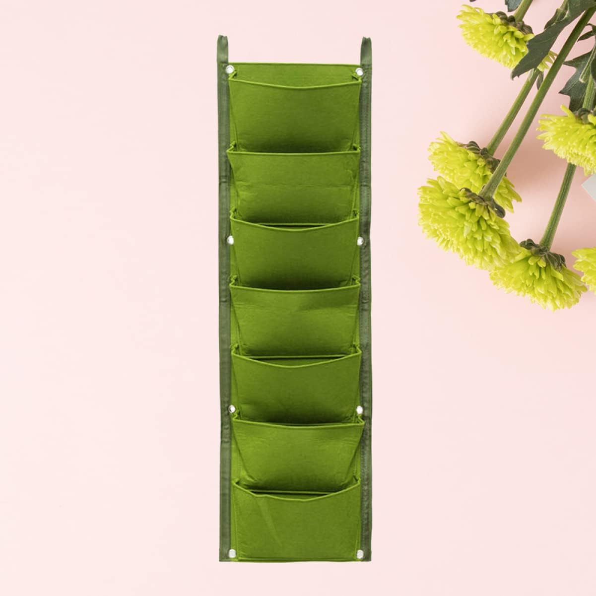 7-pak pionowych toreb do sadzenia, doniczki ścienne, rośliny pionowe, materiał filcowy, wielokrotnego użytku i oddychające, doniczki