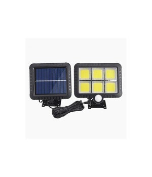 Faretto Con Pannello Solare Faro LED 20 Luci Con Pannello Solare - Sensore Di Movimento, Crepuscolare, Per Esterno Faro Solare