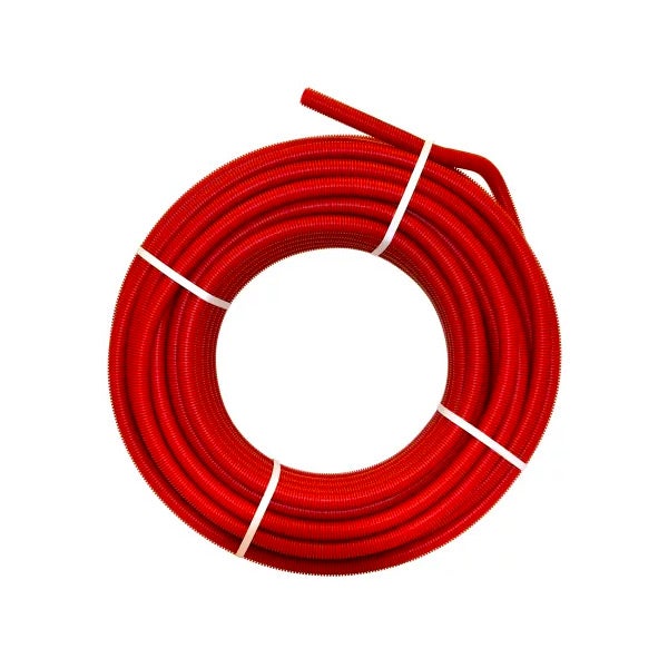 Tube multicouche Fluxo gainé rouge Ø16, en couronne de 100m, NICOLL - 3