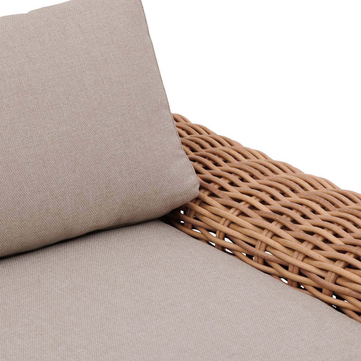 Fauteuil de salon de jardin Savinia Tahini - Hespéride - 3