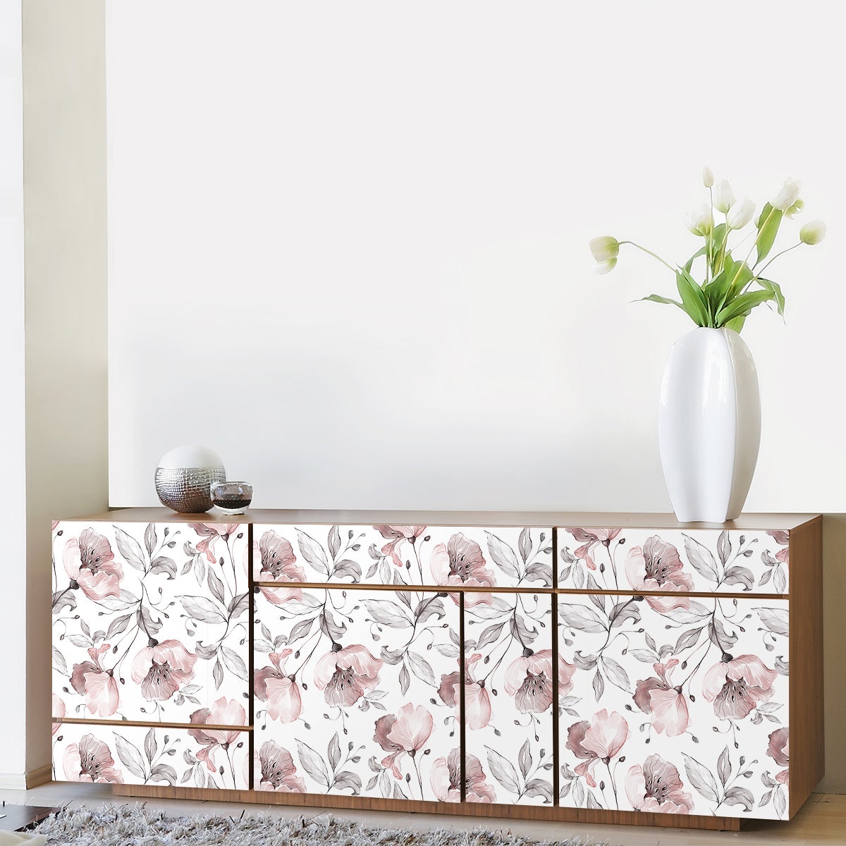 Adesivo mobili tropicale uvazo - Sticker adesivo - adesivi murali - 60x90cm - 5