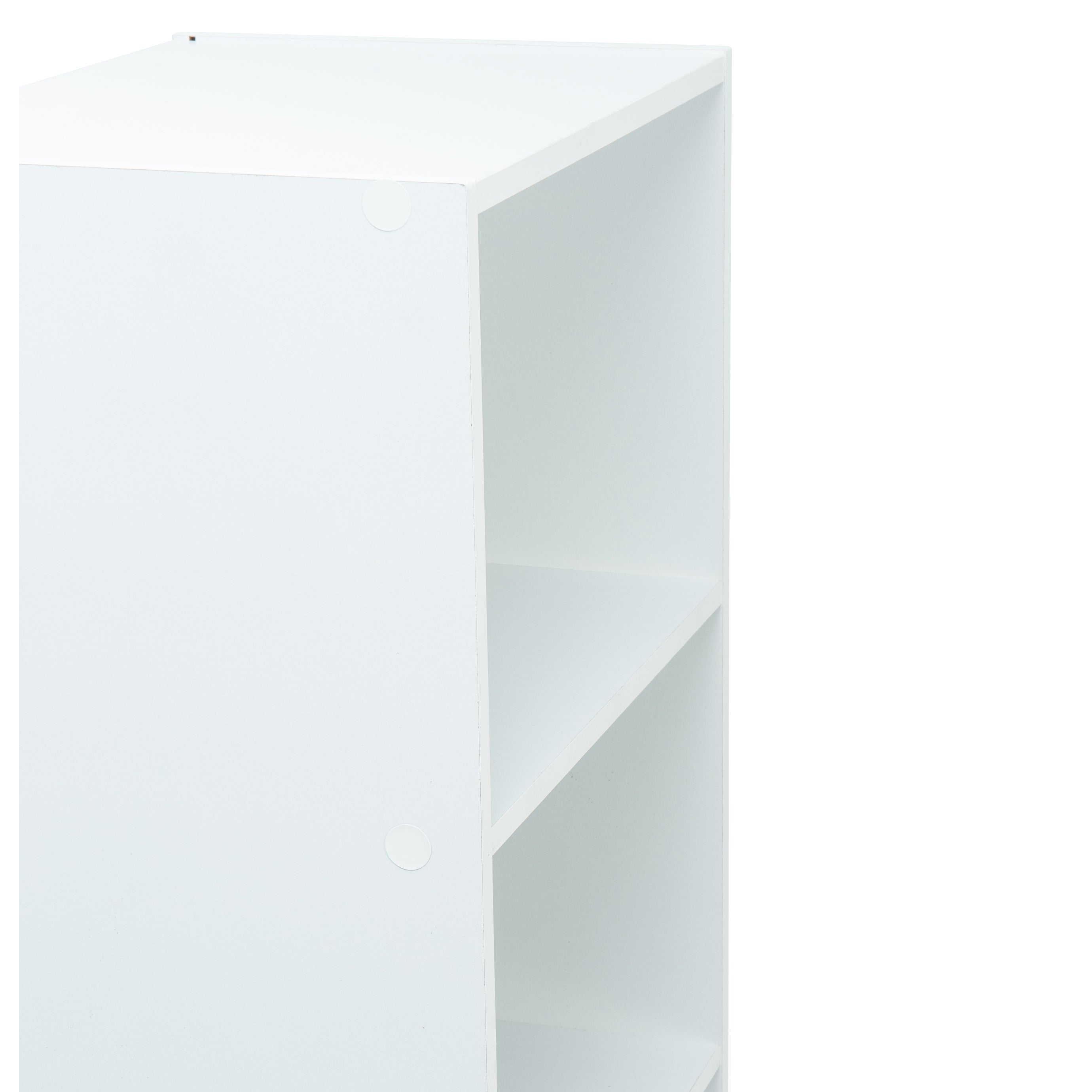 Meuble blanc de rangement WERKA PRO 4 niches (106 x 40 x 29 cm) - 5