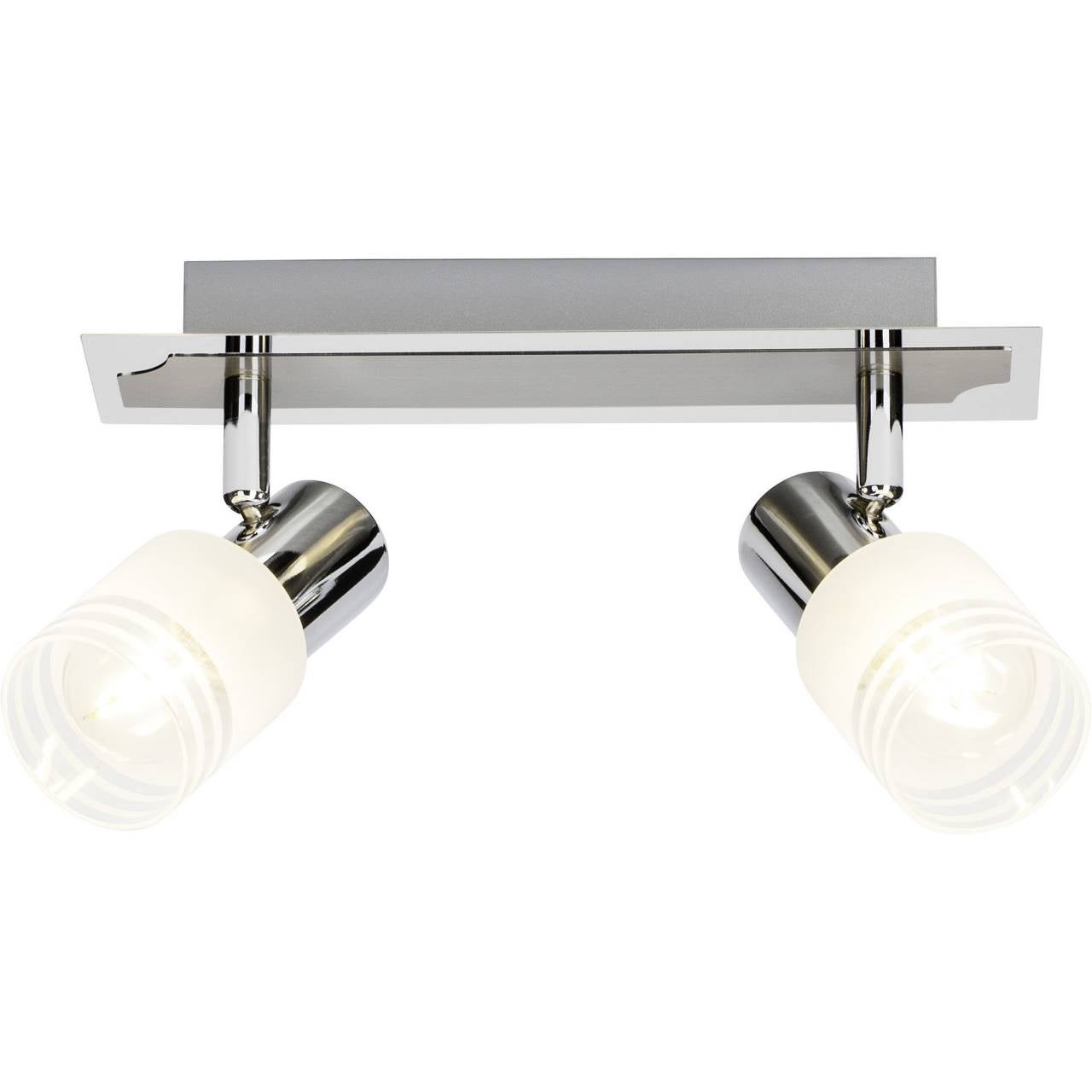 BRILLIANT Kinkiet zewnętrzny LED Devora 28x28cm srebrny | 1x zintegrowana dioda LED, zintegrowana dioda LED 12W, (1500lm, 3000K)