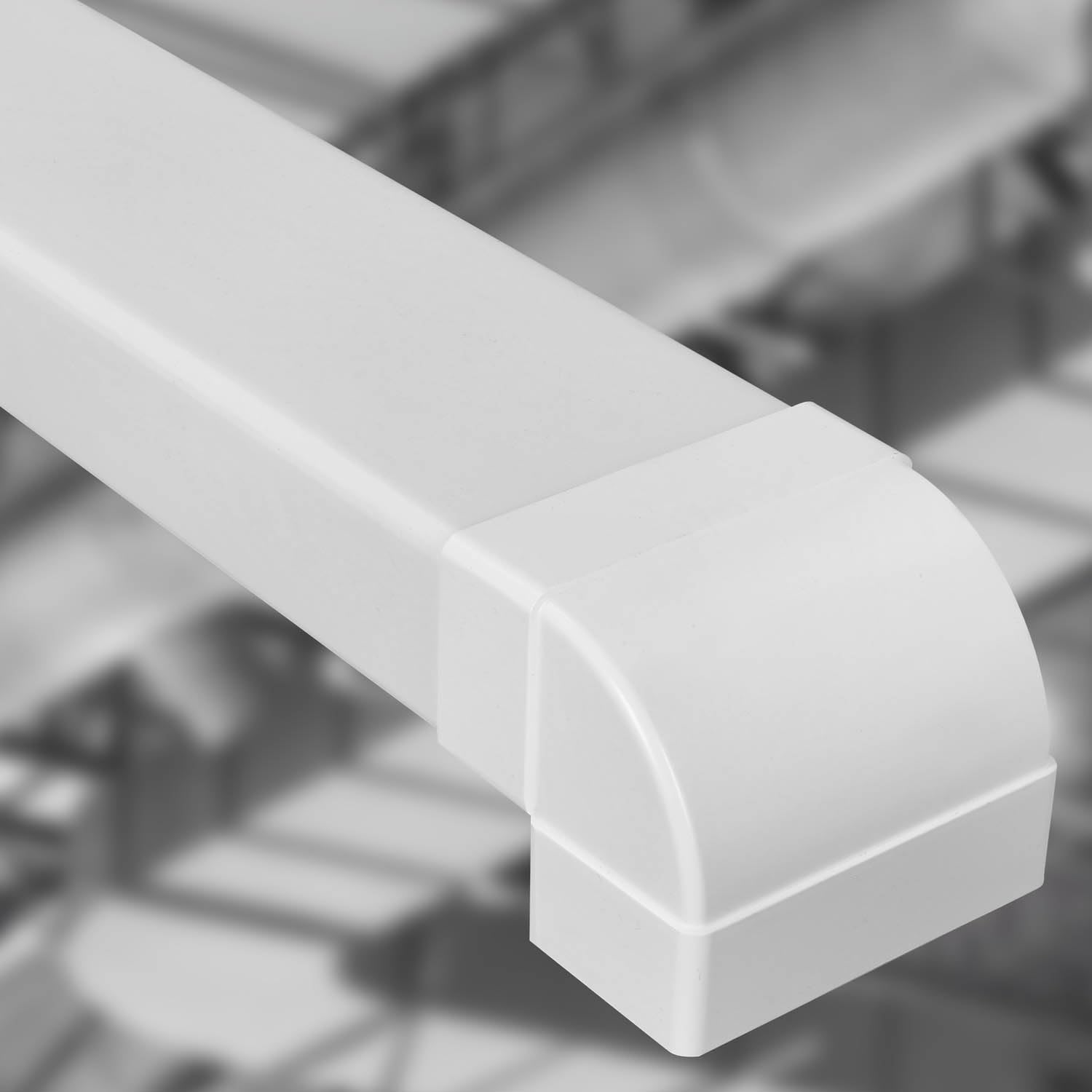 Canal de câbles encastré pour TV 120 x 60 mm L: 63 cm - Plastique passage de câbles invisible - Goulotte Passe Cable - KOTARBAU - 5