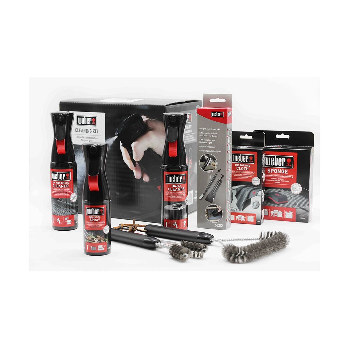 Weber B09KCMBM8Q Kit di Pulizia per Barbecue a Gas Smaltato - 2