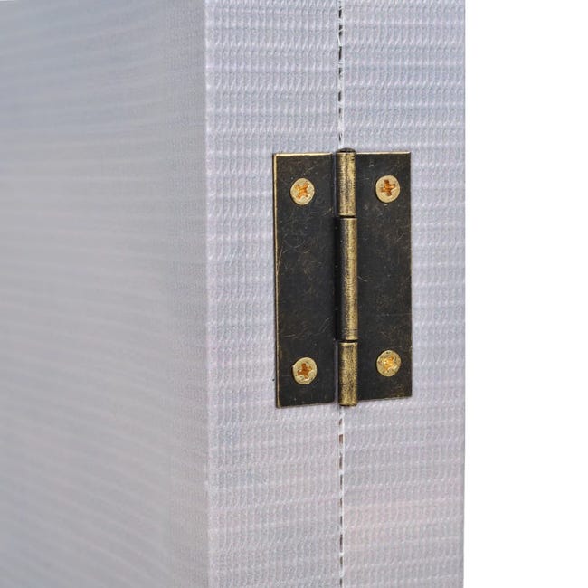 Paravento Pieghevole HOMCOM A 3 Pannelli - Design Spina Di Pesce, Legno, 120x170 Cm - Foto 10