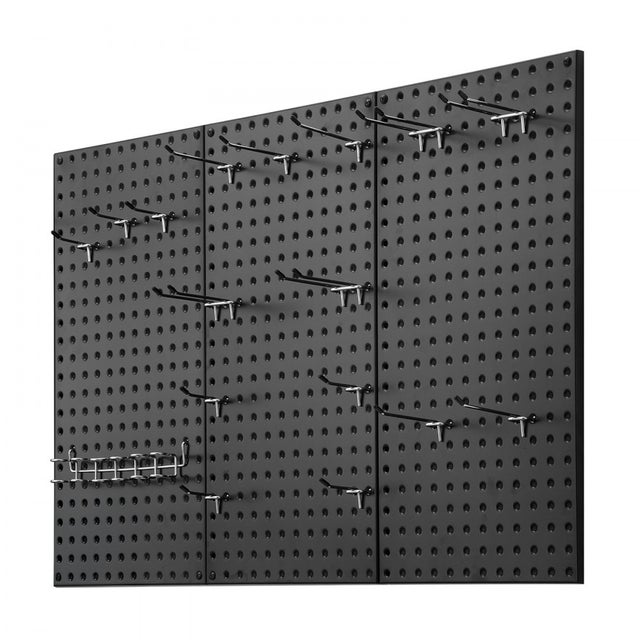 Panel metálico de pared con capacidad de hasta 60 kg para herramientas pesadas en garajes y talleres TEKMAQUINAS