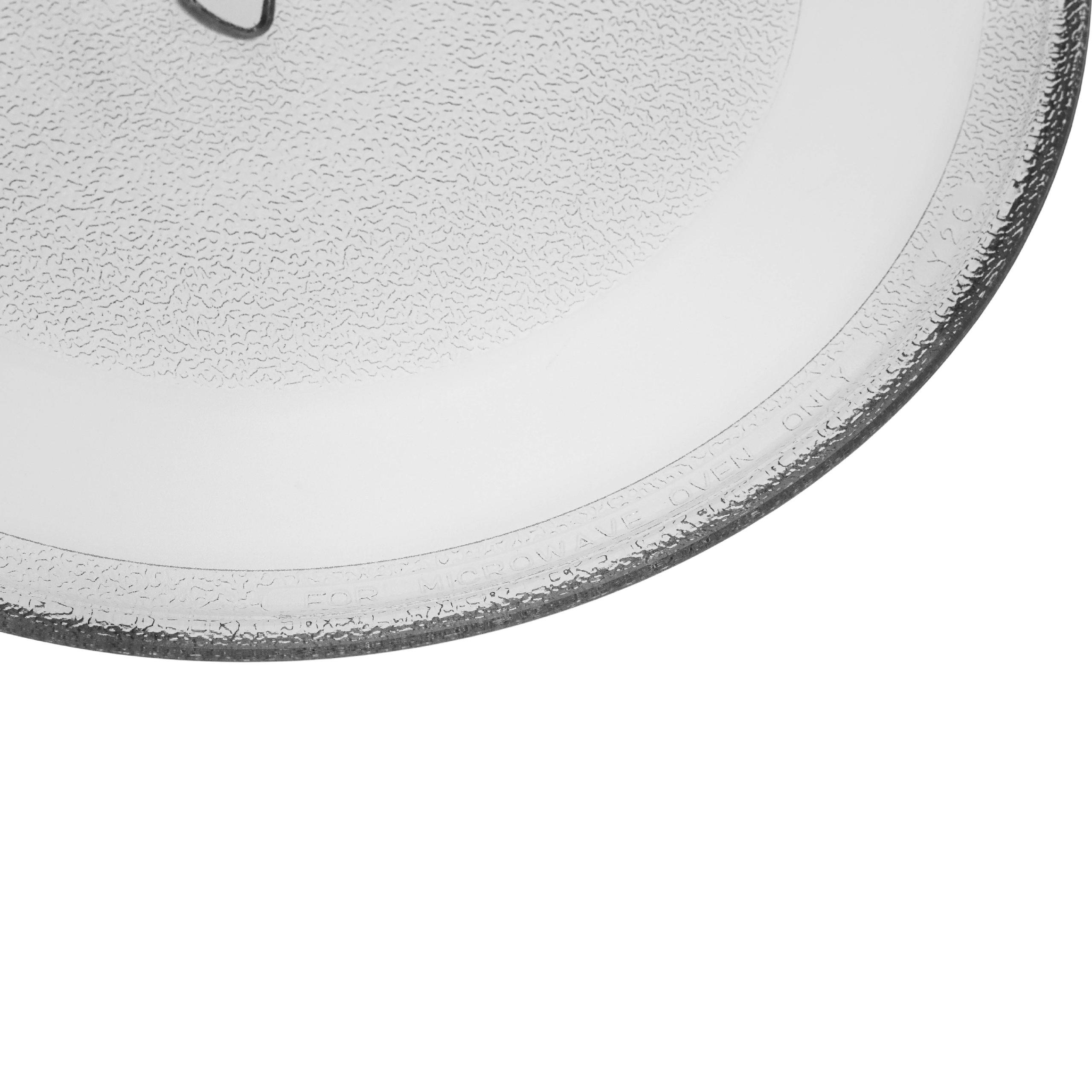 vhbw Plateau tournant compatible avec Kenmore 721.80039700, 721.80042700 micro-ondes - Plaque tournante verre, 32,4 cm, support en Y - 3