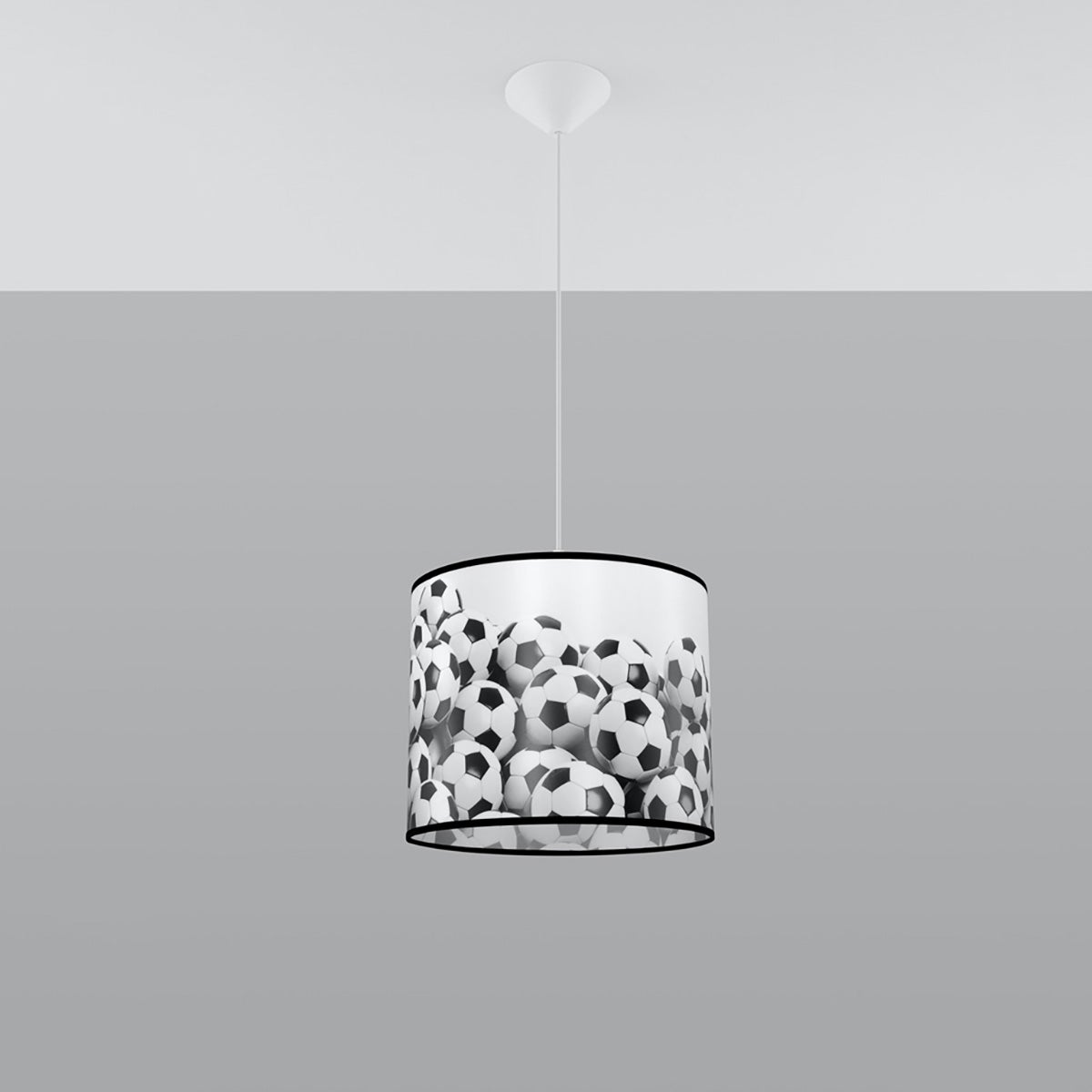 Lampa wisząca CALCIO B 30 LED 4000K - 30x30x82cm Sollux