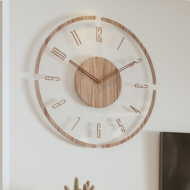 Keivmlvt Horloge Murale Moderne Silencieuse 32,5 Cm - Sans Tic-Tac Pour Cuisine, Salon Et Bureau