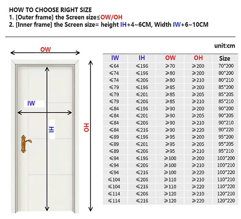 Moustiquaire magnétique à fermeture automatique Moustiquaire pour balcon/salon Joint pour porte-fenêtre 120*220cm - 4