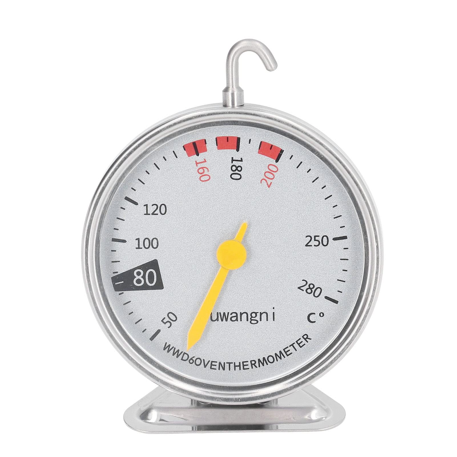 Thermomètre De Four Invero En Inox – Cadran Transparent 50-300°C, Accroche-Grille Facile, Ultra-Précis