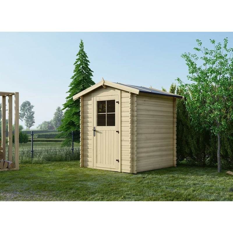 Domek ogrodowy ALTANKA 3,61 m2 - 1,90x1,90 m - 28 mm, drewniany, DOM593, 1szt.