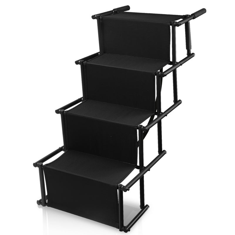 HEYOUTH Rampe pour Chien, Escalier pour Chien, Charge maximale : 80 kg, Pliable, Antidérapante, Pour Camion, Lit, Voiture, SUV, Pour Grands et Petits Animaux HEYOUTH Rampe pour Chien, Escalier pour Chien, Charge maximale : 80 kg, Pliable, Antidérapante, Pour Camion, Lit, Voiture, SUV, Pour Grands et Petits Animaux