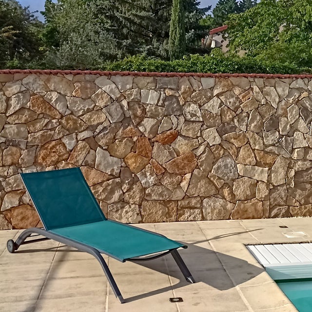 Pierre de parement naturelle brune 1/2 cm - Vendu au m²