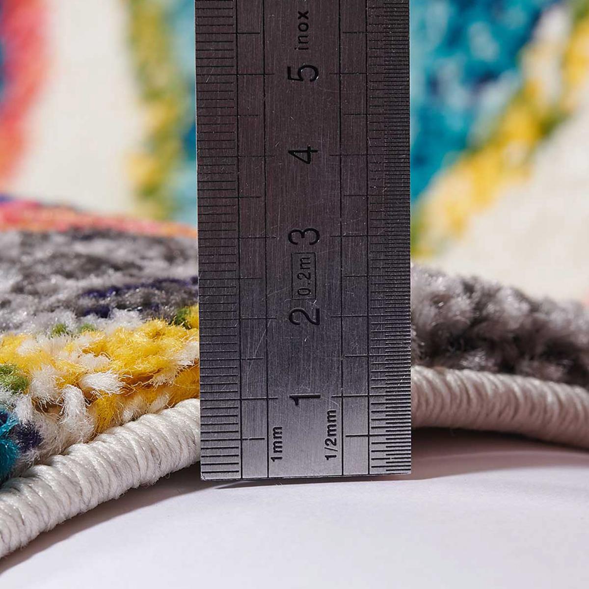 Tapis berbère 120x170 tissé motif ethnic LYN5 OURIKA violet - 4