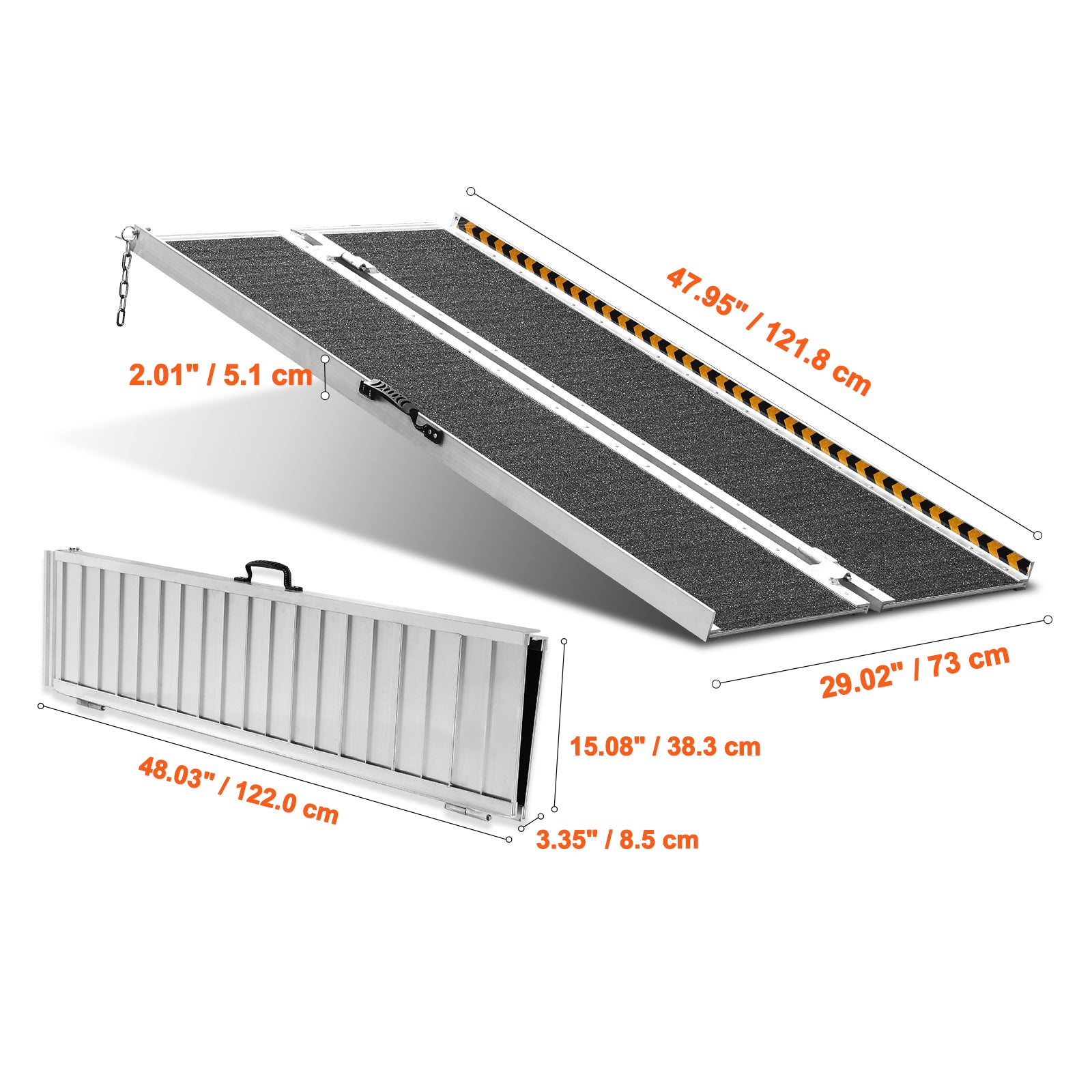 Rampa Per Marciapiede In Gomma - 2 Pezzi, 53x32x10 Cm, Portata 2000 Kg, Per Auto, Moto, Sedie A Rotelle, Soglie