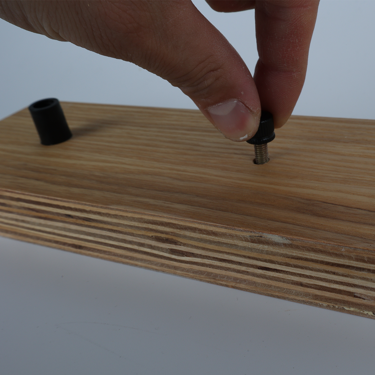 Réglette universelle pour lampe, combinée avec une barre en bois de 100 cm, compatible avec 2 ou 3 lampes - 7