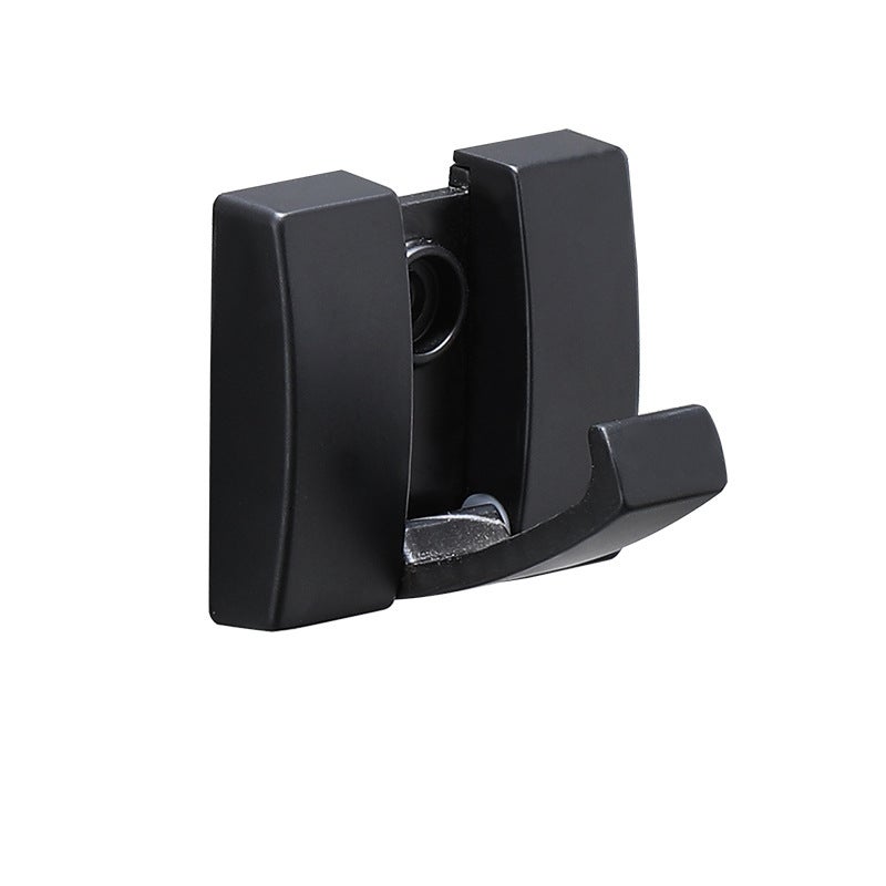 2-częściowy składany hak ścienny ze stopu aluminium, chowany, składany hak