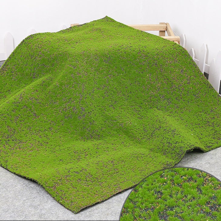 Mousse Artificielle 60g - Vert Foncé & Clair - Pour Décoration Aquarium, Diorama, Artisanat - Naturelle Sans Entretien