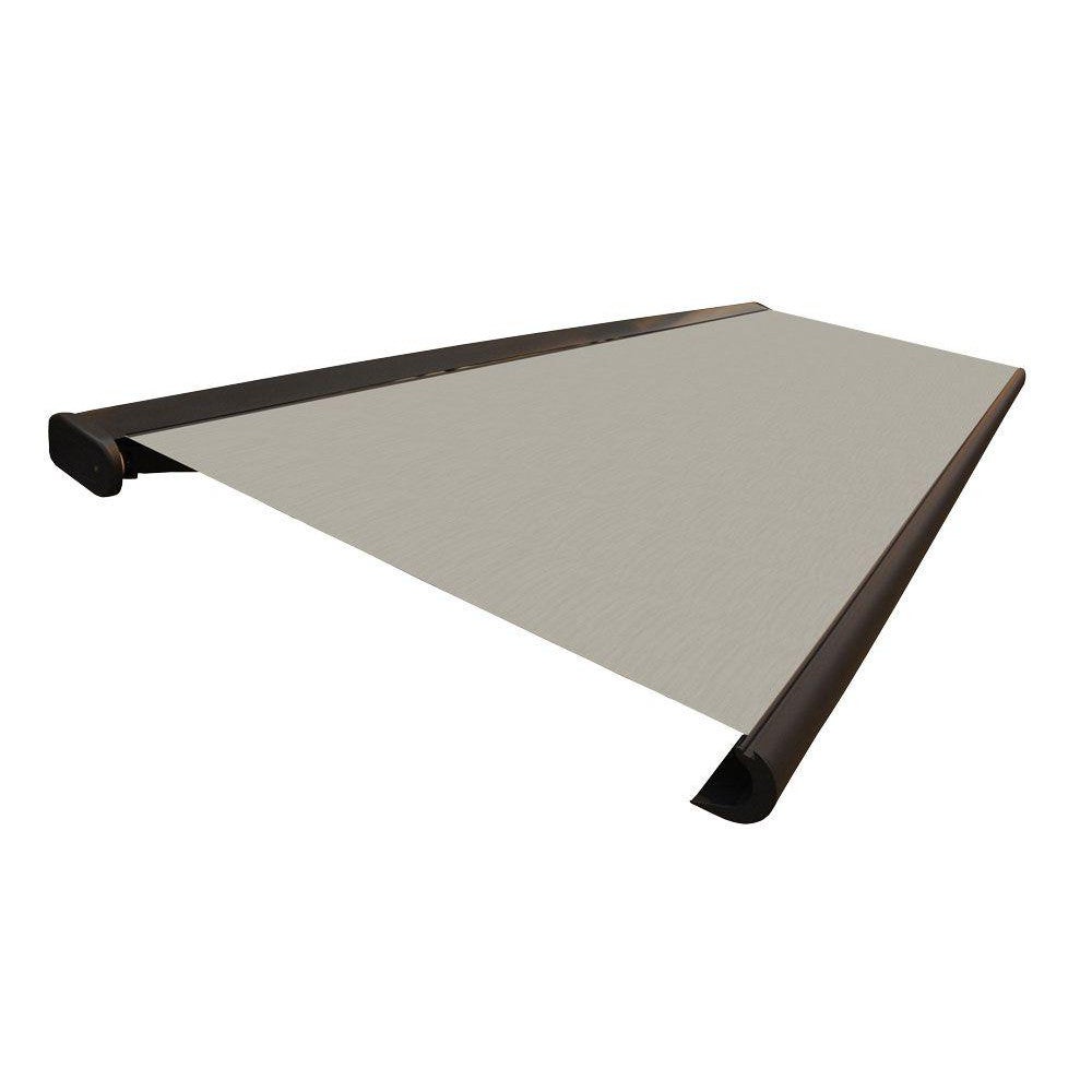 Toldo cofre samoa de 6 m x 3 m con motor, mando a distancia y sistema de emergencia (sesgc - gris)