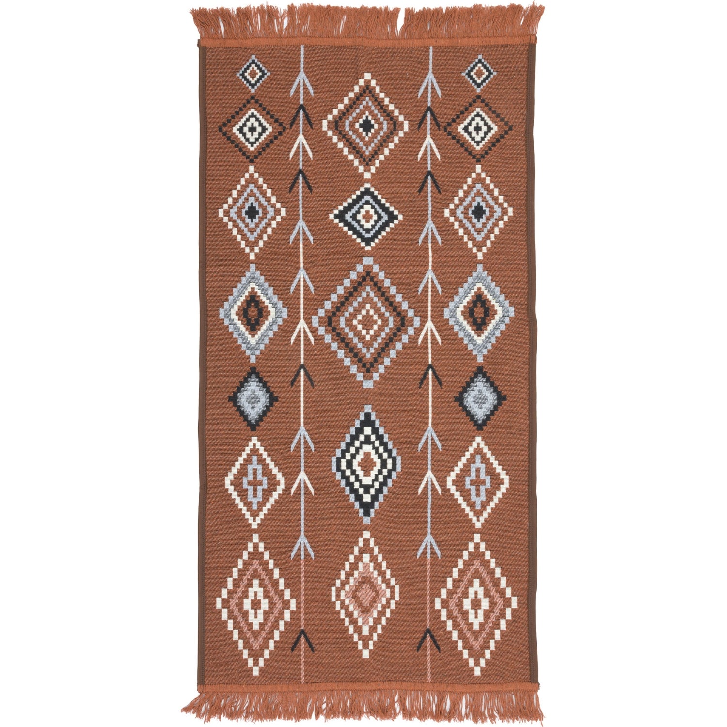 Dywan Kilim Nord 60x120 cm Aztecki terra