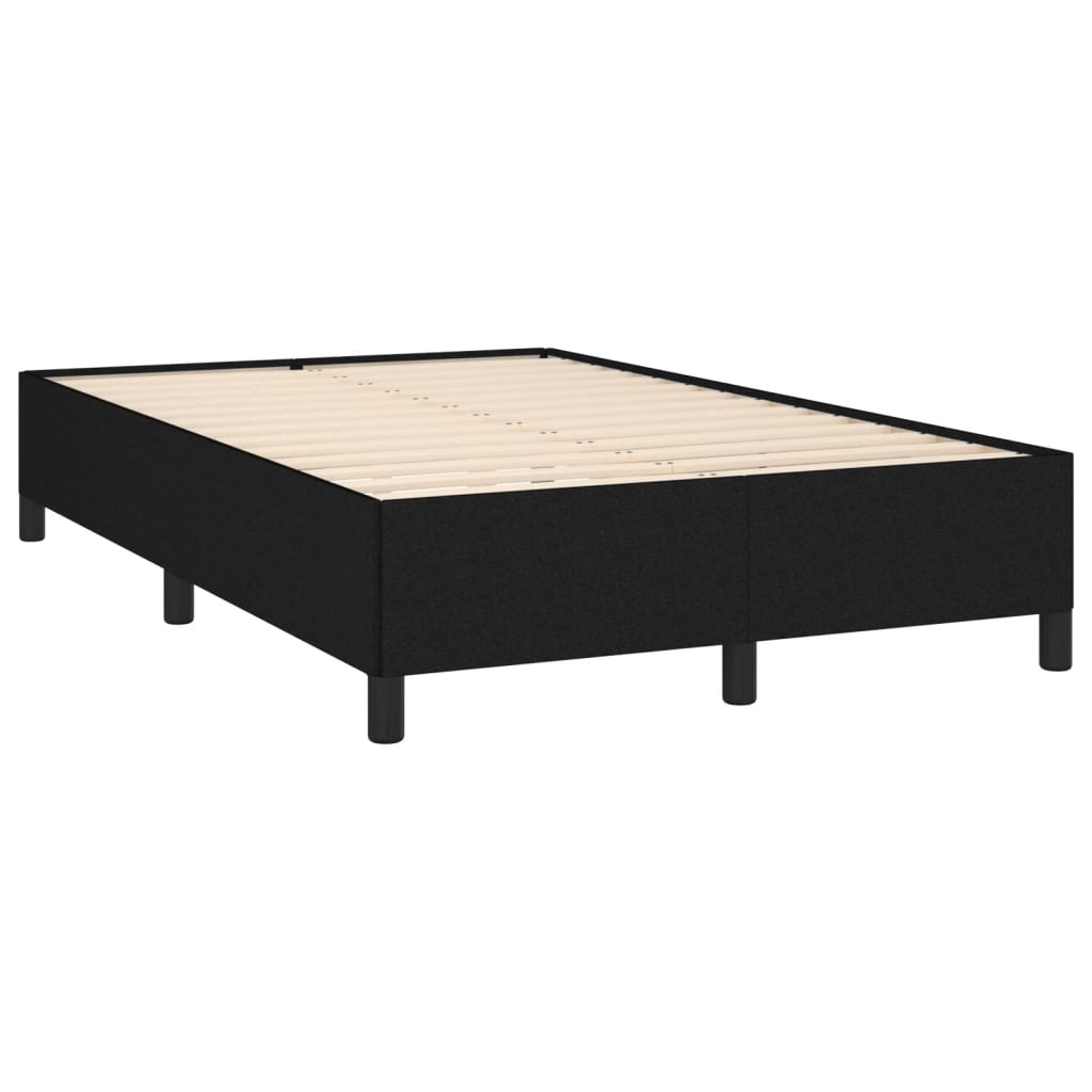 Cadre de lit sans matelas noir 120 x 190 cm en tissu - 3