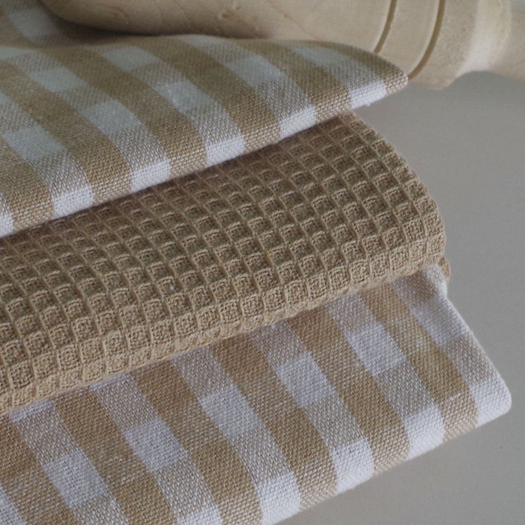 Paño de Cocina 45x65 - Color Beige - Pack de 3 unidades - 2