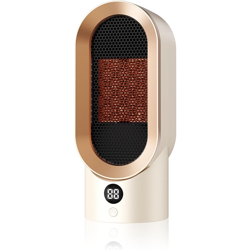 Nagrzewnica, ceramiczny grzejnik PTC z termostatem, wentylatorem grzewczym, zabezpieczeniem przed przegrzaniem i przewróceniem