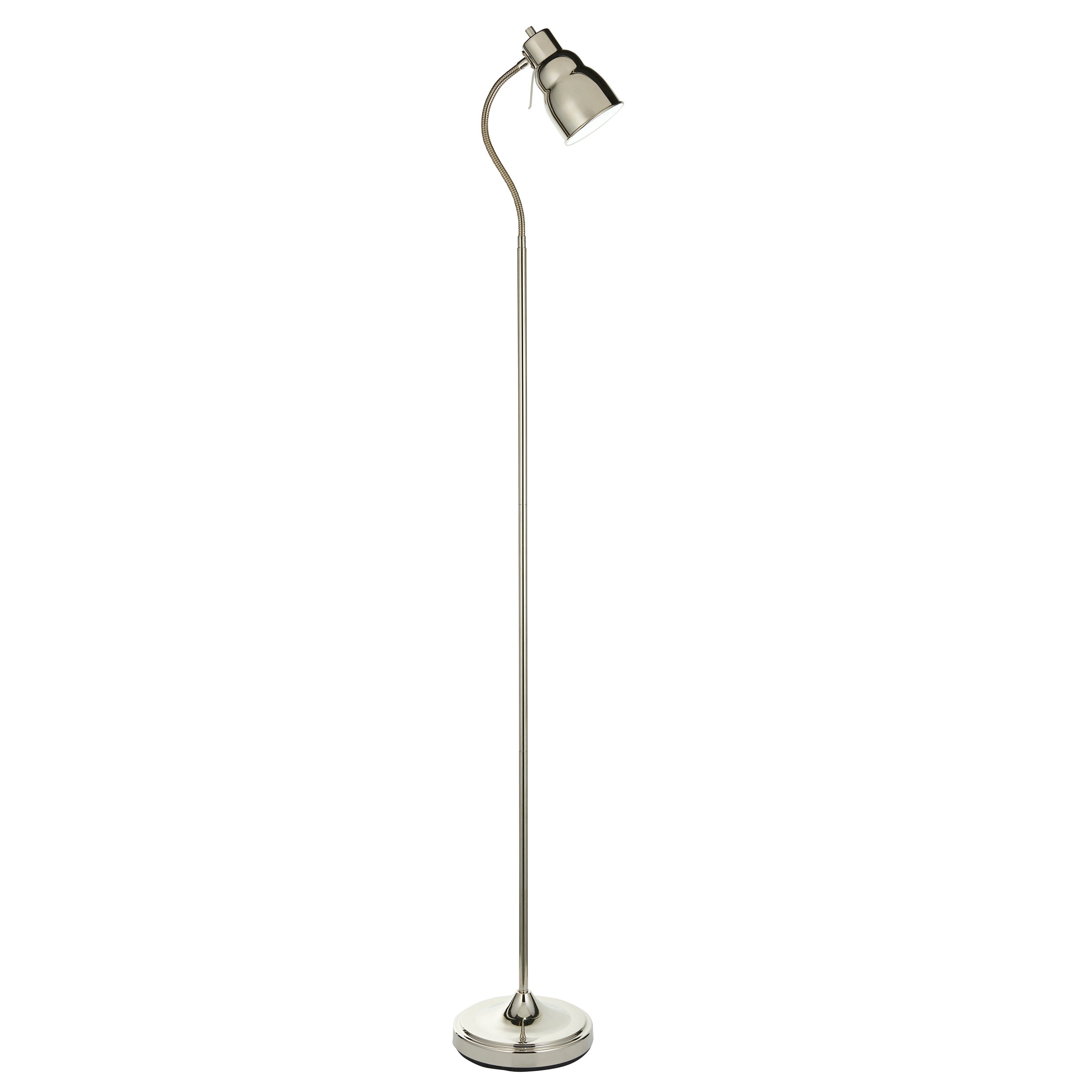 Lampa stojąca elastyczne ramię uchwyt CLASSIC FLEXI niklowa 1xGU10x7W metal wym:163x23x43,5cm IP20 Endon