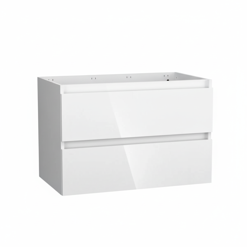 Szafka pod umywalkę ARCO 80 cm biały połysk