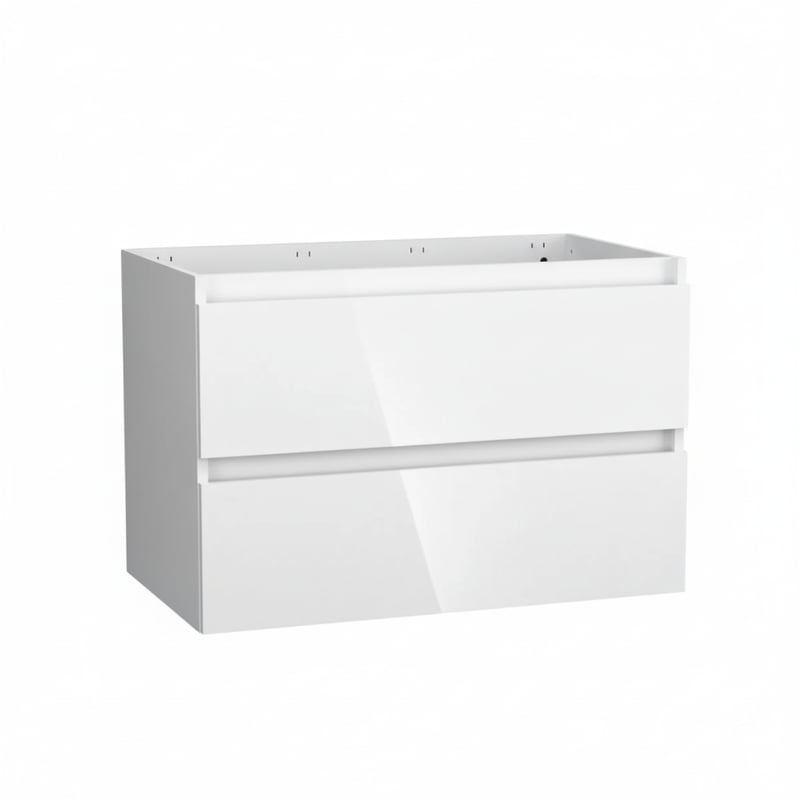 Szafka pod umywalkę ARCO 80 cm biały połysk