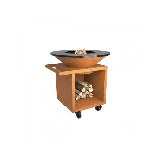 Brasero OFYR Classic Storage Corten 100 PRO OC4C100