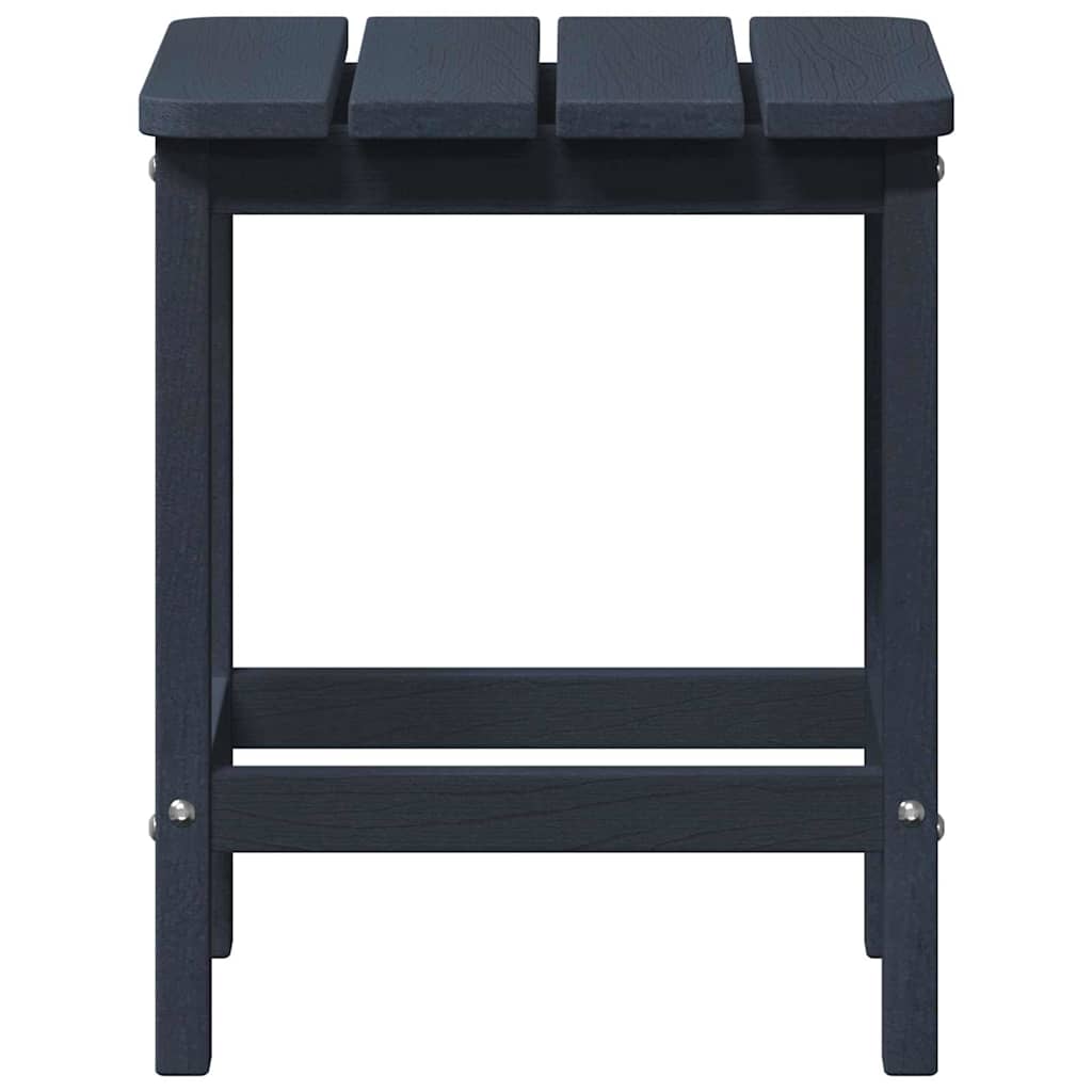 vidaXL Table d'appoint Bleu marine 38 x 38 x 46 cm Polyéthylène - 5