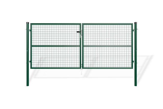 Portail battant grillagé 3m OLGA H.130cm Vert