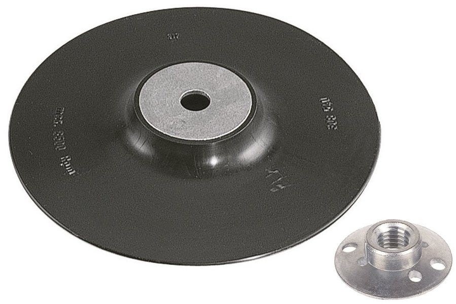 Wolfcraft WS Tampon abrasif avec écrou M14 115 mm (2450000) - 2