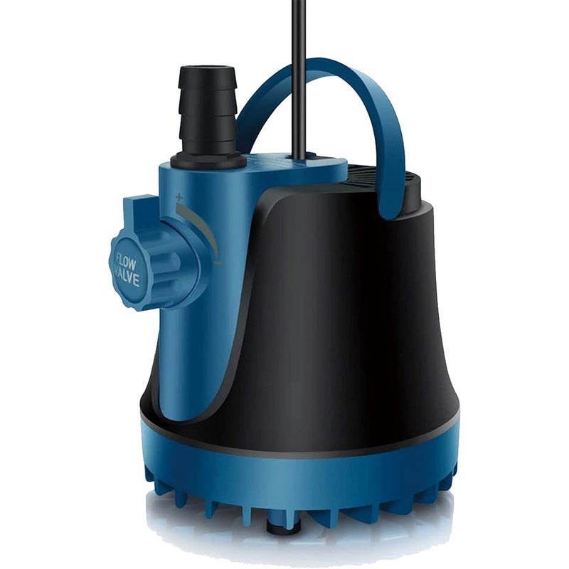 Ultracicha pompa fontannowa do akwarium, 2500 l/h, z regulacją przepływu wody (35 W)